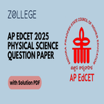 AP EDCET 2025 Physical Science Question Paper with Solution PDF